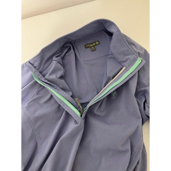 Peter Millar 1916 Pinecone Woman's Lavender Crown Sport 1/4 Zip Golf Jacket M - Picture 9 of 13